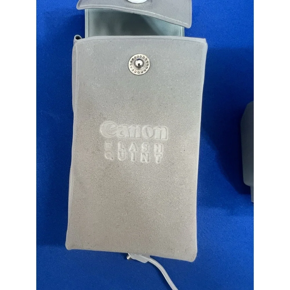 Canon Flash Quint, vintage multi-flash bulb unit from Canon with Case & Manual